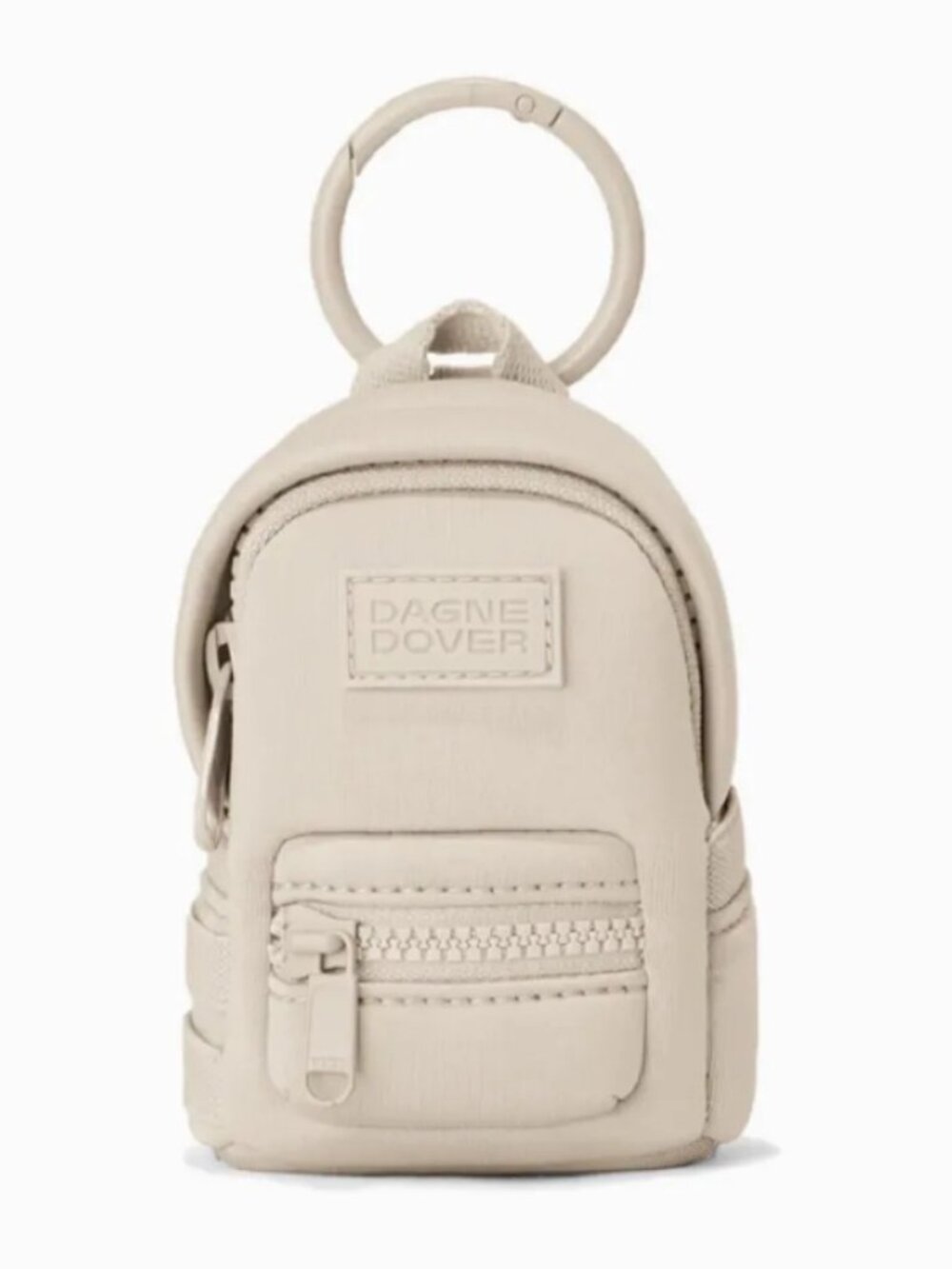 Dagne Dover Mini Dakota Backpack Keychain - Cream